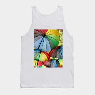 Colourful Umbrellas Tank Top